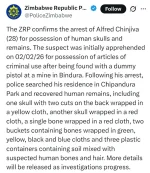 Police in Zimbabwe seized human remains from Chinjiva 1.webp
