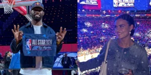Kolisi and John spotted together at an LA basketball game.webp
