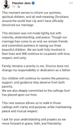 Passion Java FB post about his marriage to Lily Java.webp