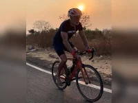 Milind Soman cycles 55km uphill to Panhala with wife Ankita.webp