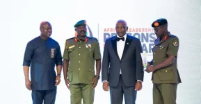 Muhoozi wins African defence leadership award.webp