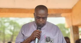 Bawku MCE Isaac Azunaba ties peace to development at the celebration.webp
