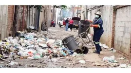 ZANU-PF youth league launches anti-littering drive in Emganwini.webp
