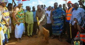 John Mahama cuts sod for Dormaa Ahenkro 24-Hour Market.webp