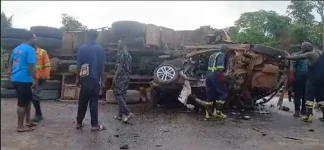 Two dead after tipper truck crash at Santasi Apire Himang.webp