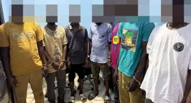 Ghana Police arrest 12 suspected highway robbers in Ashanti North.webp