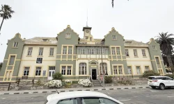 Developer warns historic Swakopmund post office poses safety risk.webp