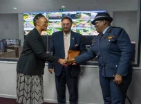 Botswana CP Marathe tours the new Gaborone traffic centre.webp