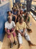 Security forces arrest 24, seize weapons in Sampa.webp