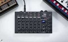 Korg NTS-4 analog mixer arrives as no-solder DIY kit.webp