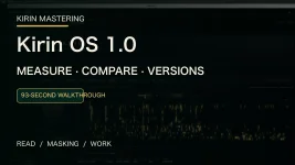 Kirin Mastering debuted Kirin OS 1.0 for audio audits.webp