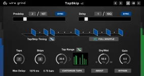 WireGrind brought TapSkip 2, a rhythmic VST3 effect, to Windows.webp