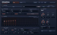 23DSP introduced 23ArpDelay with scale-pitched repeats.webp