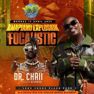 Dr. Chaii and Focalistic to perform live at Longchen Plaza, Harare