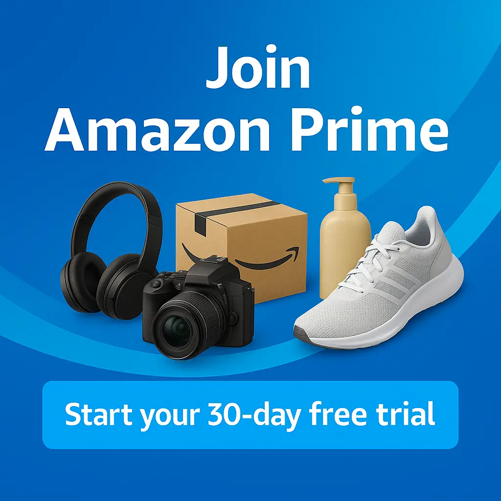 Join Amazon Prime – start your 30-day free trial