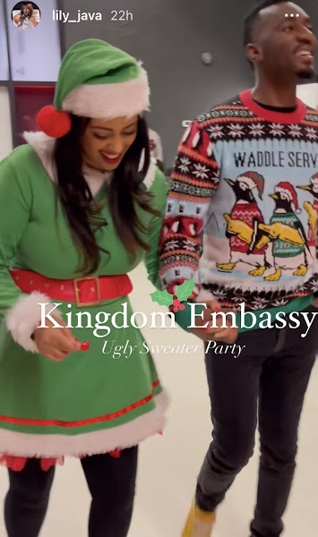 Kingdom Embassy ugly sweater party